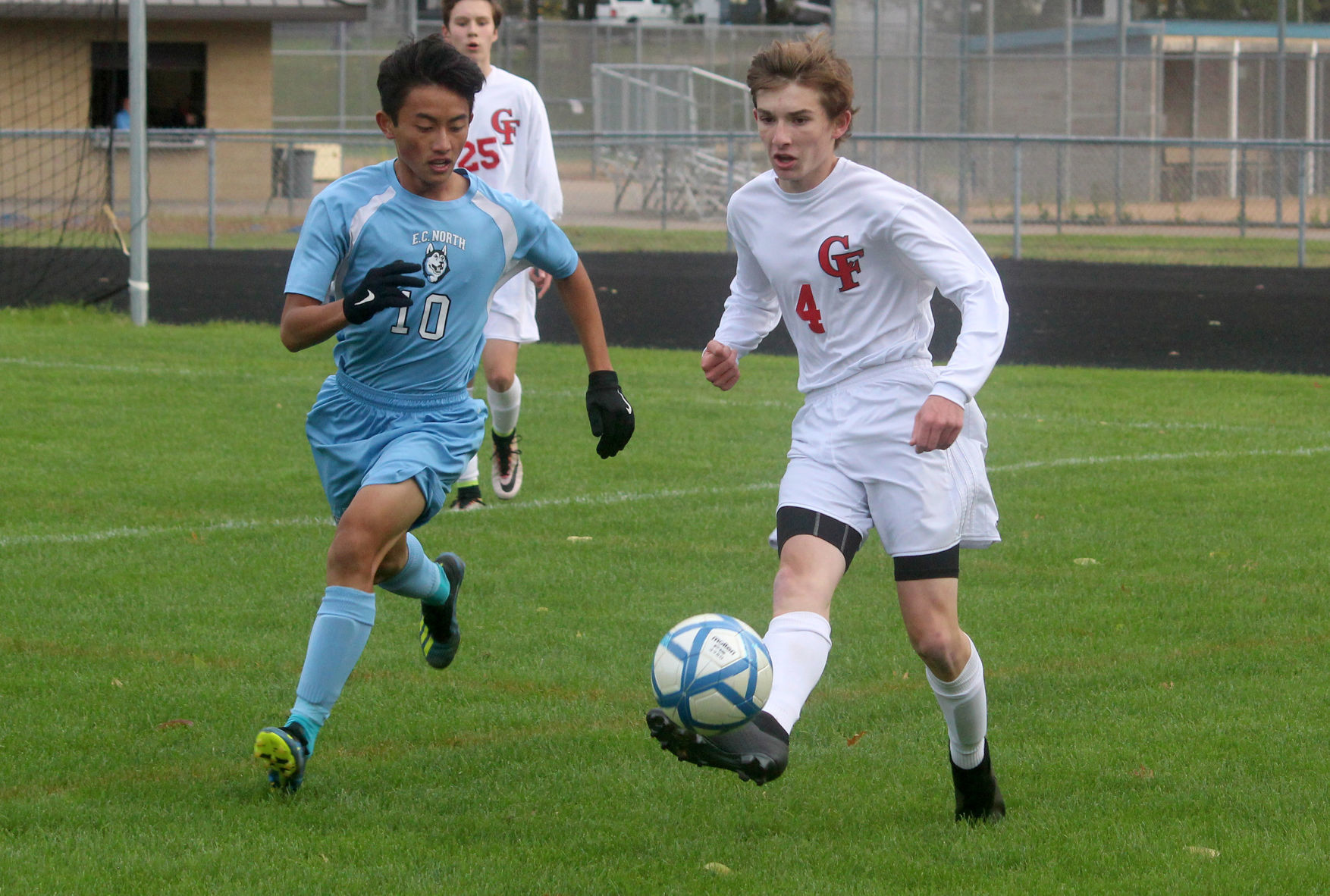Chi-Hi boys soccer at Eau Claire North boys soccer 10-4-18